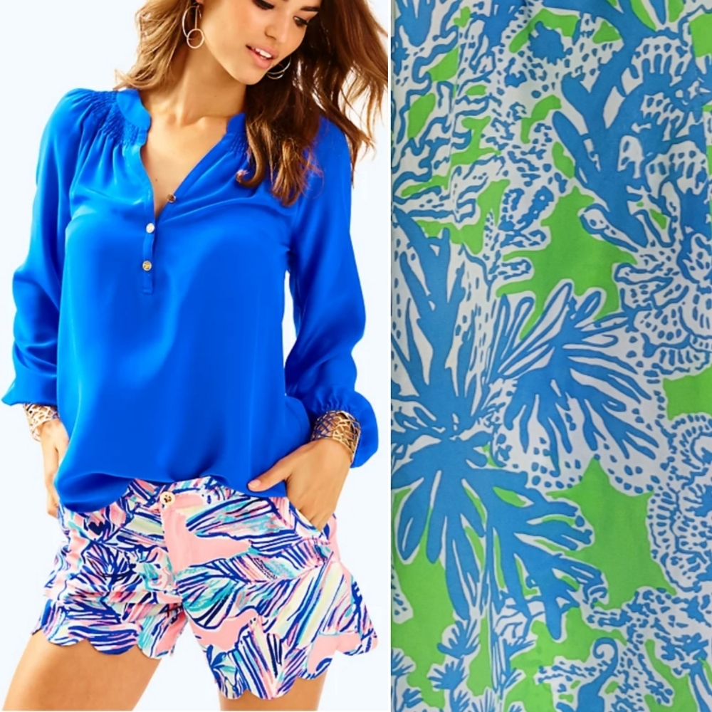 Lilly Pulitzer Elsa Silk Top